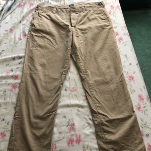 J Crew Sutton Chinos with flannel lining. 38x32.